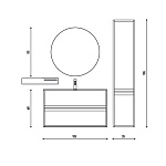 Композиция для ванной комнаты logik Oasis Lg 03 OASIS