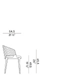 Кресло Potocco Velis 942/PAR POTOCCO