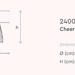 Лампа настольная Italamp Cheers 2400/LG, 2400/LP ITALAMP