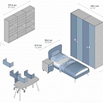 Композиция детской Configuration 351 TUMIDEI