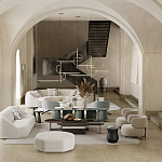 Кресло Gallotti & Radice Akiko Lounge GALLOTTI & RADICE