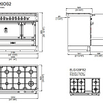 Плита кухонная профессиональная Officine Gullo Restart 120 OFFICINE GULLO