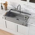 Раковина для кухни Officine Gullo Semi-recessed rectangular sink with step / Lavello da semi-incasso rettangolare con gradino OFFICINE GULLO
