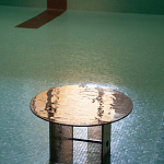 Стол журнальный уличный Potocco Double L Glaze 952/TVCH-52-OUT - 952/TVMC-70-OUT - 952/TVBC-110-OUT - outdoor POTOCCO