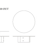 Стол журнальный уличный Potocco Double L Glaze 952/TVCH-52-OUT - 952/TVMC-70-OUT - 952/TVBC-110-OUT - outdoor POTOCCO