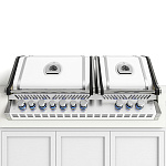 Встраиваемый гриль Officine Gullo OG Professional Grill 140 Built-In / OG Barbecue 140 da incasso OFFICINE GULLO