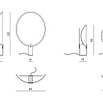 Лампа настольная Visionnaire Akira VISIONNAIRE