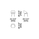 Кресло Стул с подлокотниками Lema Bea LEMA