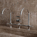 Двойной смеситель с изогнутым изливом Officine Gullo Double mixer with arch spout / Doppio miscelatore con getti ad arco OFFICINE GULLO