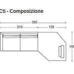 Композиция дивана  VALENTINI ALexander VALENTINI