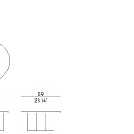 Столик журнальный Potocco Jade 953/TBO POTOCCO