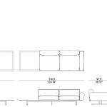 Диван Potocco Graphic 955/D POTOCCO