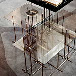 Столик журнальный, кофейный, приставной Gallotti & Radice Tetris GALLOTTI & RADICE