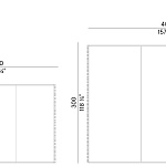 Ковер для улицы Potocco Clue 971/R Blue rectangular - outdoor POTOCCO