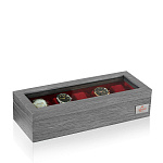 Шкатулка для хранения часов Agresti Il Collezionista Rosso 335R AGRESTI