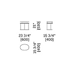 Столик журнальный, кофейный, приставной Тумбочка прикроватная, столик кофейный Ortis LEMA