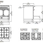 Плита кухонная профессиональная Officine Gullo Restart 90 Double Oven OFFICINE GULLO