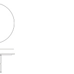 Стол Potocco Intreccio 950/TC-FIX POTOCCO