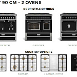 Плита кухонная профессиональная Officine Gullo Restart 90 Double Oven OFFICINE GULLO