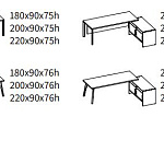 Столы офисные Codutti ATTIVA CODUTTI