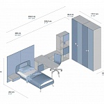 Композиция детской Tumidei Configuration 350 TUMIDEI