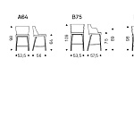 Стул барный Cattelan Italia Magda CATTELAN ITALIA