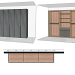 Шкаф Pianca Manhattan Vetro PIANCA