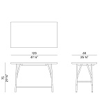 Консоль Potocco Wood_y 889\SCR POTOCCO