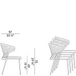 Кресло уличное Potocco Ola 923 P-IMP POTOCCO