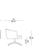 Кресло-шезлонг Potocco Lèna 903\PLG POTOCCO