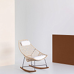 Кресло уличное Potocco Cut 910/PLR- ROCKING - outdoor POTOCCO