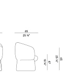 Кресло Potocco Jade 953/P POTOCCO