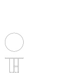 Столик журнальный Potocco Double L 952/TC POTOCCO