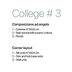 Кухня College #3 MORETTI COMPACT