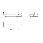 Банкетка, пуф Gallotti & Radice Lilas Bench GALLOTTI & RADICE