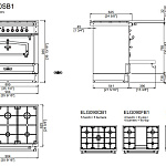 Плита кухонная профессиональная Officine Gullo Restart 90 См 1 Oven OFFICINE GULLO