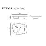 Столик журнальный, кофейный, приставной Kigali CPRN