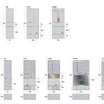 Буазери, стеновая панель Land and modular system LONGHI