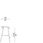 Стул уличный Potocco Egao 037\A - outdoor POTOCCO