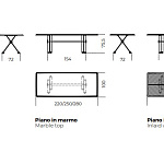 Стол Gallotti & Radice Maat GALLOTTI & RADICE