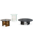 Стол журнальный уличный Potocco Double L Glaze 952/TVCH-52-OUT - 952/TVMC-70-OUT - 952/TVBC-110-OUT - outdoor POTOCCO