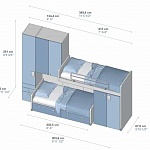 Композиция детской Tumidei Configuration 353 TUMIDEI