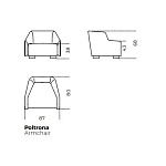 Кресло Gallotti & Radice First Poltrona GALLOTTI & RADICE