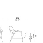 Кресло-шезлонг Potocco Stay 909\PL POTOCCO