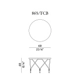 Стол журнальный уличный Potocco Weld 865\TCH - 865\TCB - outdoor POTOCCO