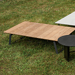 Стол журнальный уличный Potocco Soul 960/TR - 960/TQ - outdoor POTOCCO