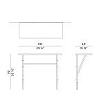 Консоль Potocco Wood_y 889\CS POTOCCO