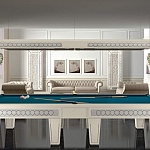 Бильярдный стол Desire White/Blue VISMARA DESIGN