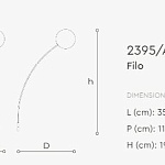 Бра Italamp Filo 2395/AP, 2395/APS ITALAMP
