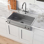 Раковина для кухни Officine Gullo Semi-recessed rectangular sink / Lavello da semi-incasso rettangolare OFFICINE GULLO